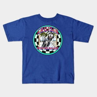 Motorcycle Husky Kids T-Shirt